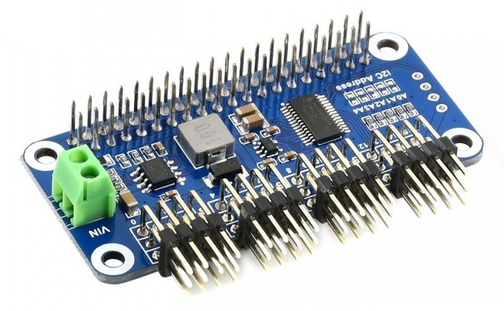 Mạch Waveshare Servo Driver HAT (B) for Raspberry Pi