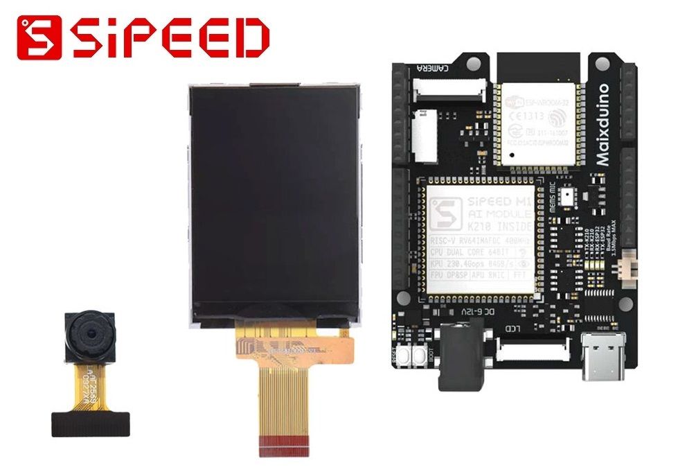 Sipeed Maixduino Kit K210 RISC-V + Wifi BLE ESP32 AIoT