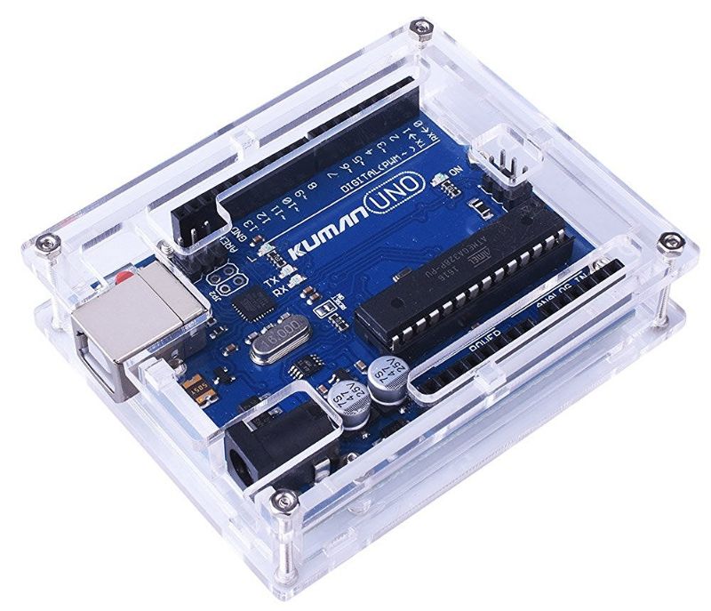 Vỏ Mica Arduino Uno Acrylic Case