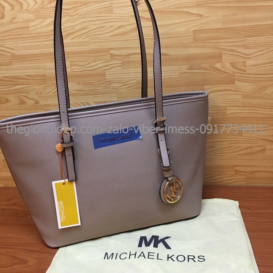 Túi xách nữ Michael kors jet set  000131 màu stone