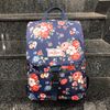 Ba lô Cath Kidston khóa gài họa tiết bông 000485