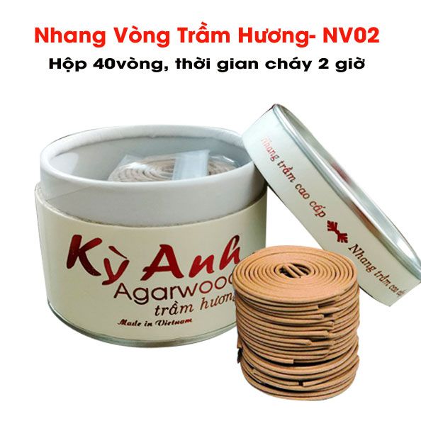 Nhang Vòng/Khoanh Trầm Hương 2 giờ- NV-02