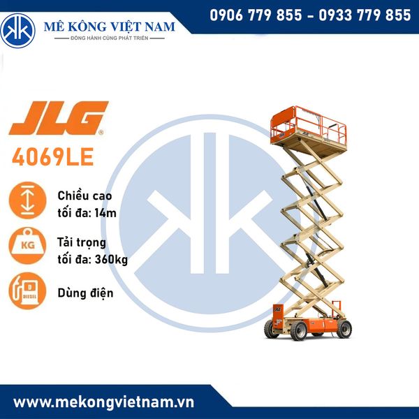 Xe nâng người cắt kéo 14m JLG 4069LE