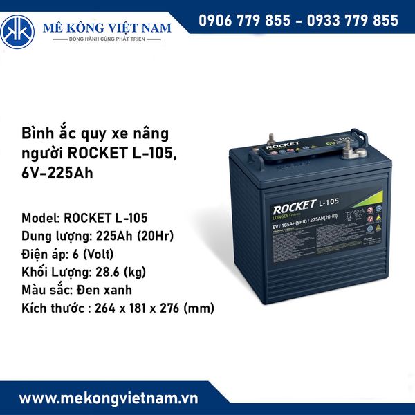 Bình ắc quy xe nâng người