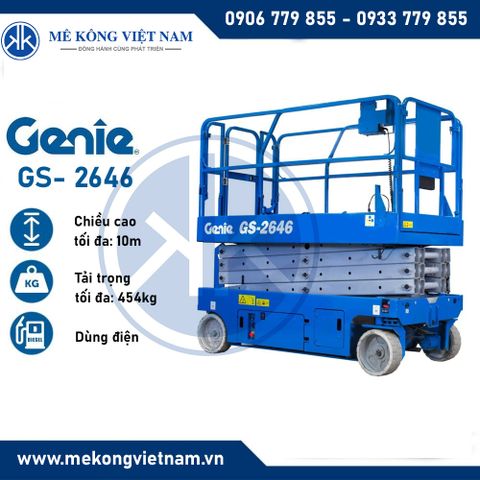 Xe nâng người cắt kéo 10m Genie GS2646