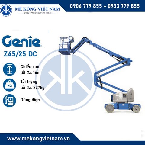 Xe nâng người điện Genie 16m làm việc Z45/25 JDC