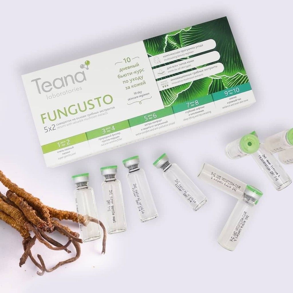 SERUM TEANA FUNGUSTO- LIỆU TRÌNH “THAY DA” SAU 10 NGÀY TỪ CHIẾT SUẤT NẤM CHỮA BỆNH