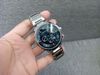 Đồng hồ nam Emporio Armani mặt đen, dây trắng, kính saphia, máy nhật, size 43mm