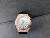 Đồng hồ Nam Hublot Geneve Gold Full Diamon, mặt trắng, size 42mm, máy Nhật