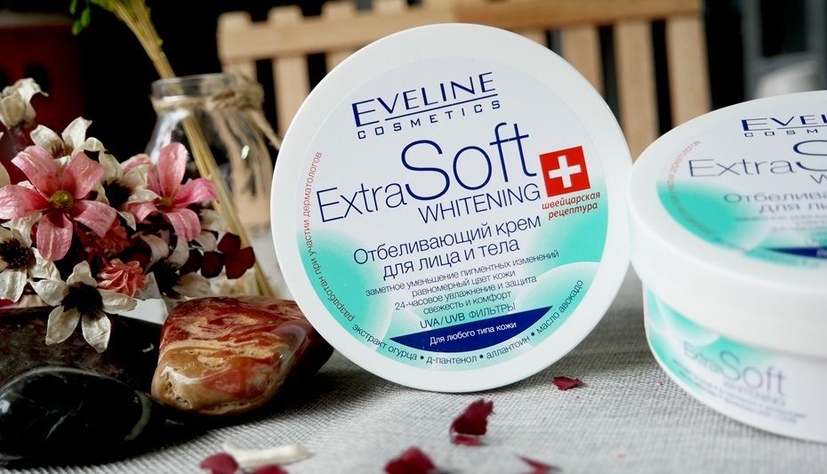 Kem dưỡng trắng da mặt và toàn thân Eveline Extra Soft Whitening 200ml - Mỹ phẩm Nga xách tay Kenny Platform - GV 085