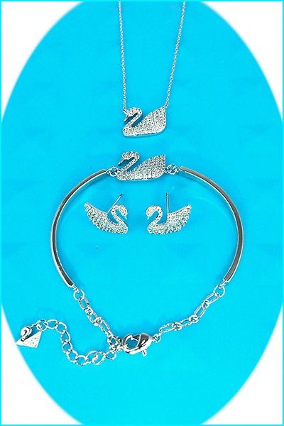 BỘ TRANG SỨC THIÊN NGA TRẮNG PHA LÊ (AC)