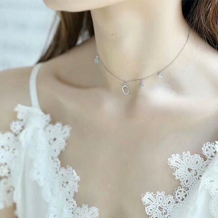 DÂY CHUYỀN BẠC CAO CẤP - NGÔI SAO & MẶT TRĂNG (AF)