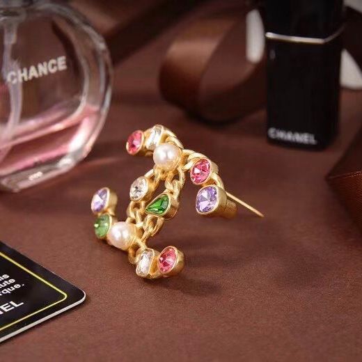 Cài Áo Nam, Nữ - Chanel Đá Pha Lê Màu Cao Cấp (AV)