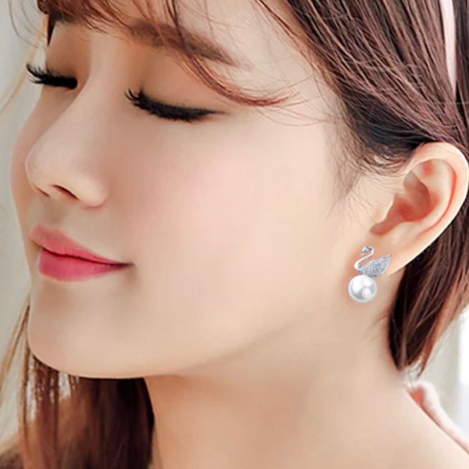 BÔNG TAI THIÊN NGA PHA LÊ & HẠT NGỌC (AH)