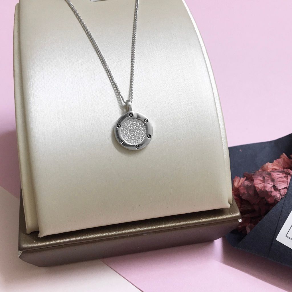 Bộ Trang Sức Bạc Cao Cấp - Cartier Ngọc Trai & Pha Lê Trắng