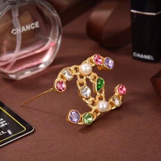 Cài Áo Nam, Nữ - Chanel Đá Pha Lê Màu Cao Cấp (AV)