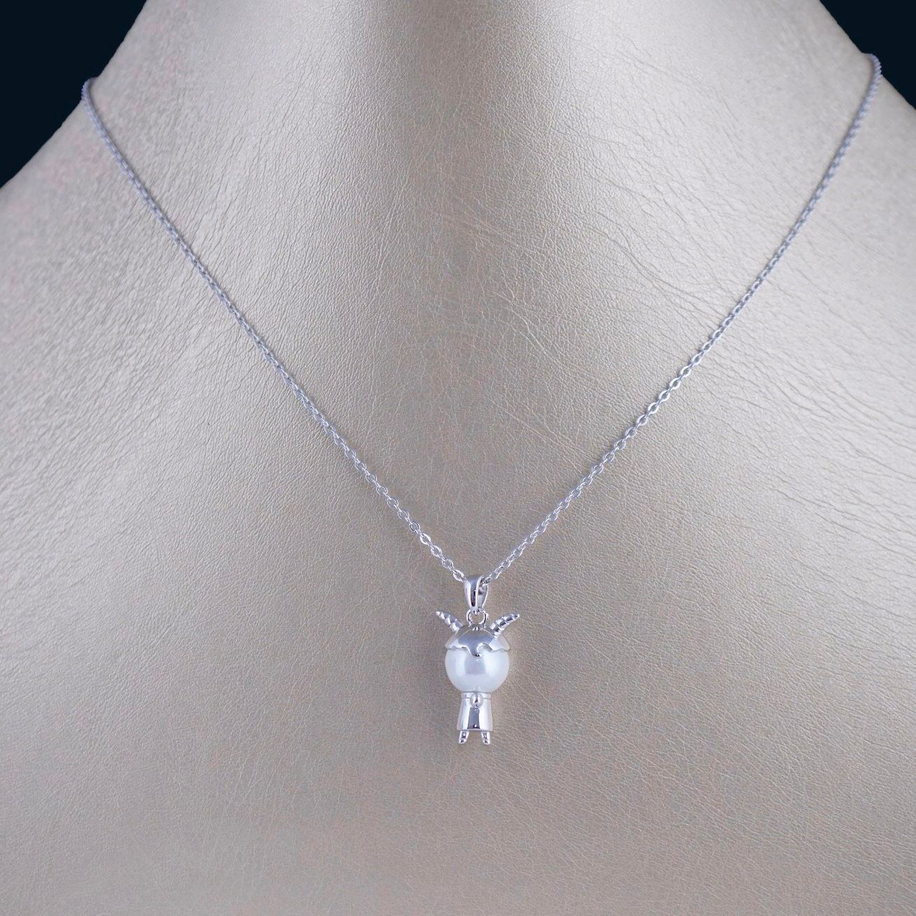 DÂY CHUYỀN BẠC CAO CẤP - CON DÊ DỄ THƯƠNG (AA)