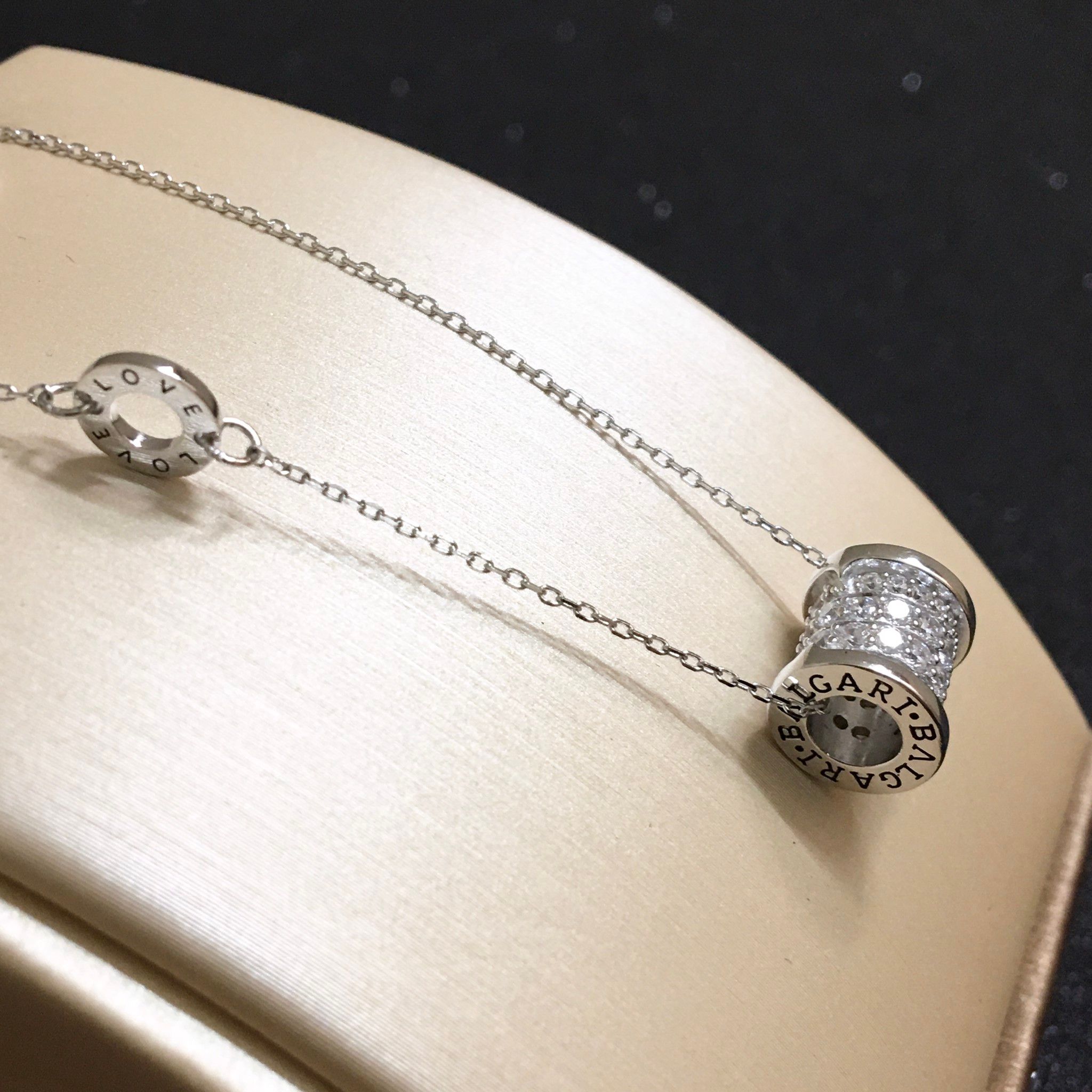 DÂY CHUYỀN BẠC CAO CẤP - BVLGARI & LOVE