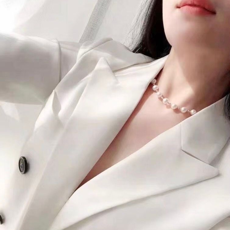 DÂY CHUYỀN DÀI & CHOKER - NGỌC TRAI QUÝ PHÁI ( 2 KIỂU ĐEO )