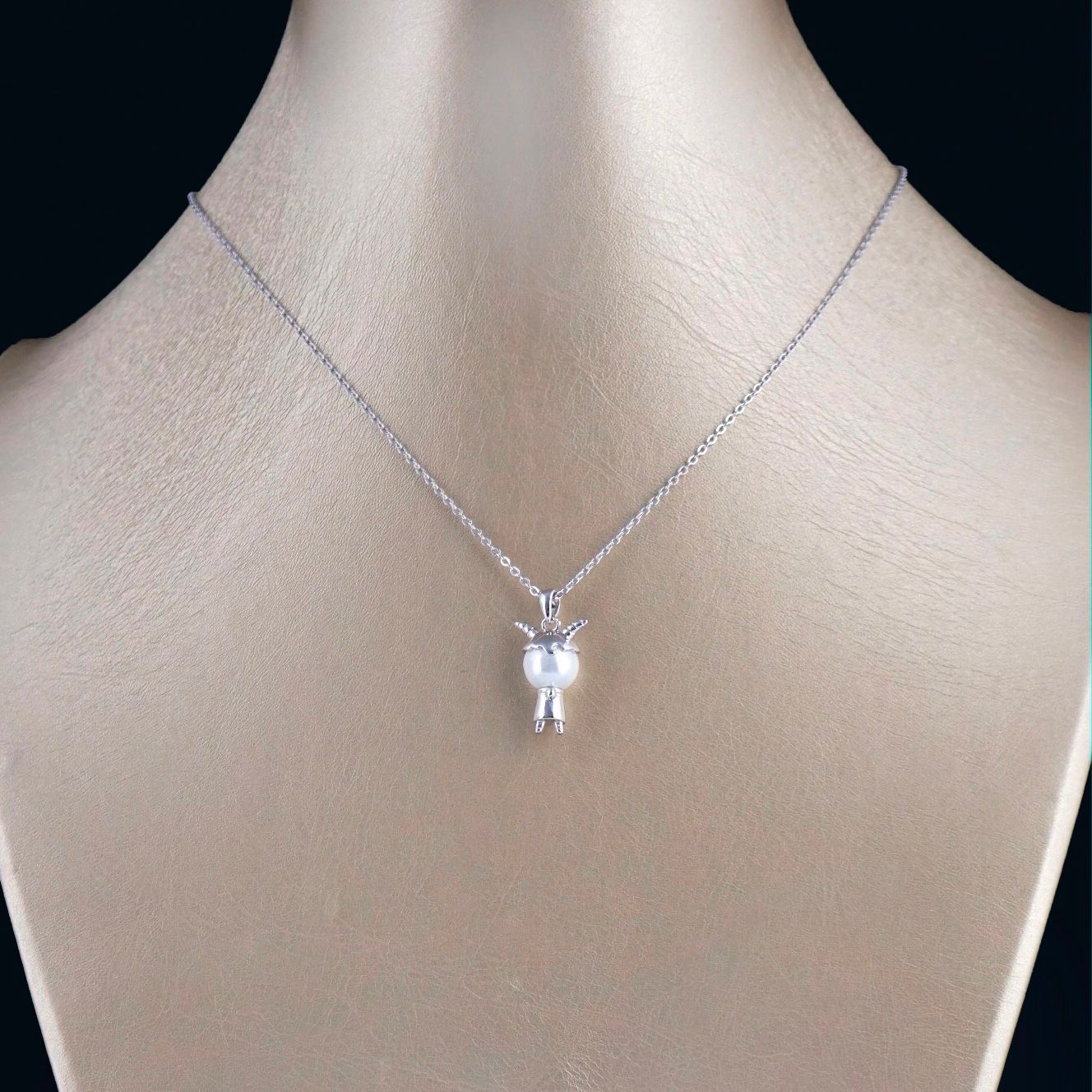DÂY CHUYỀN BẠC CAO CẤP - CON DÊ DỄ THƯƠNG (AA)