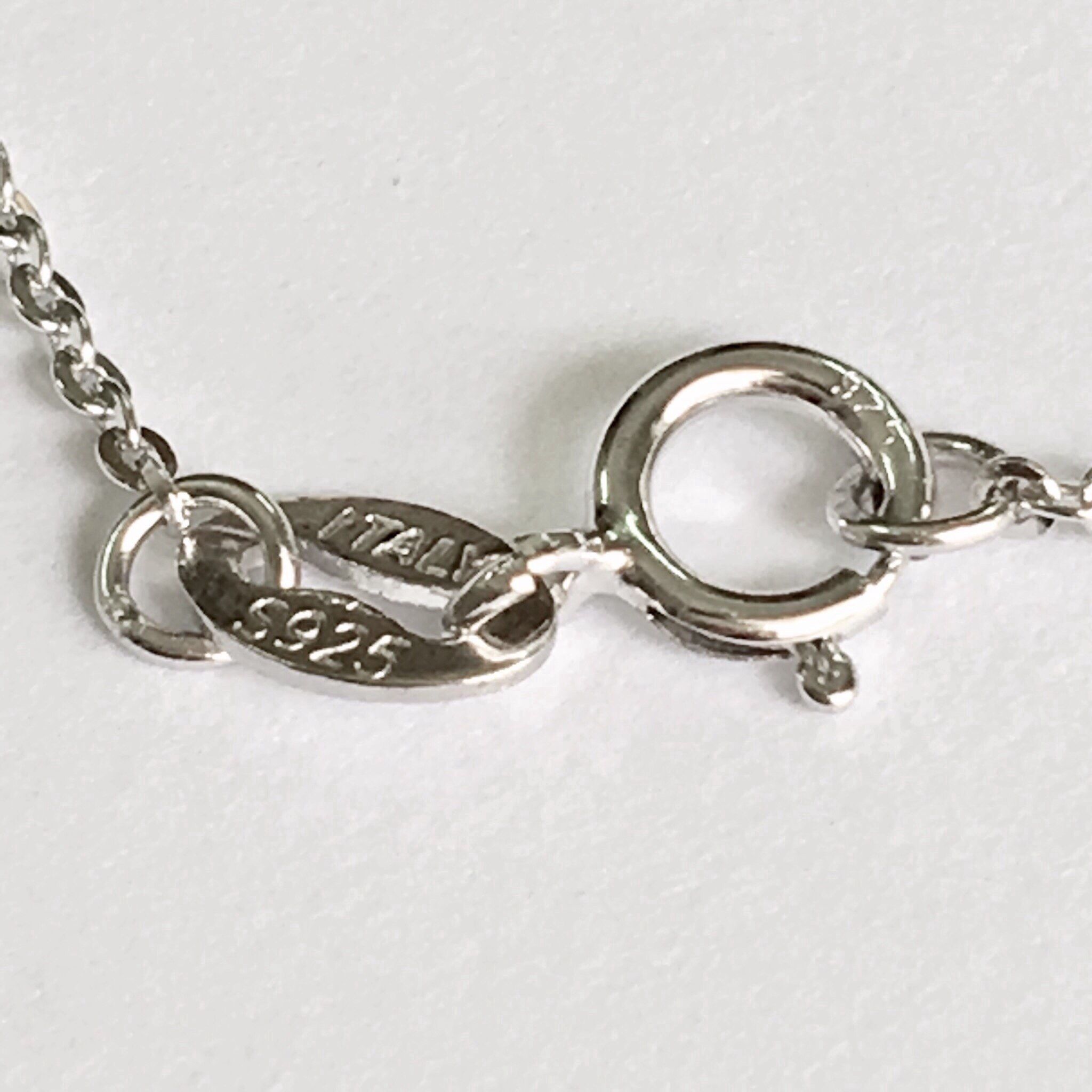 Dây Chuyền Bạc Cao Cấp - Cartier Thanh Ngang Pha Lê (AC)