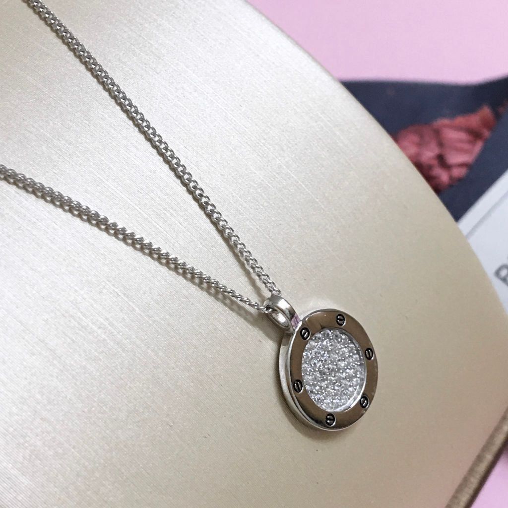 Bộ Trang Sức Bạc Cao Cấp - Cartier Ngọc Trai & Pha Lê Trắng