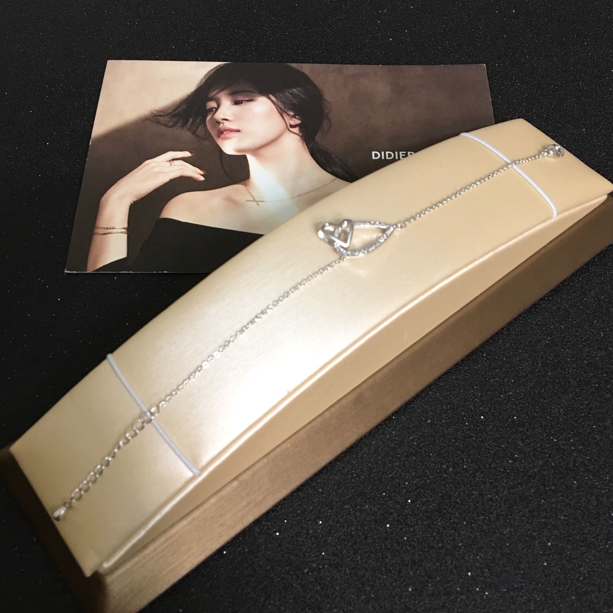 LẮC TAY 2 TRÁI TIM LỒNG NHAU PHA LÊ (AB)