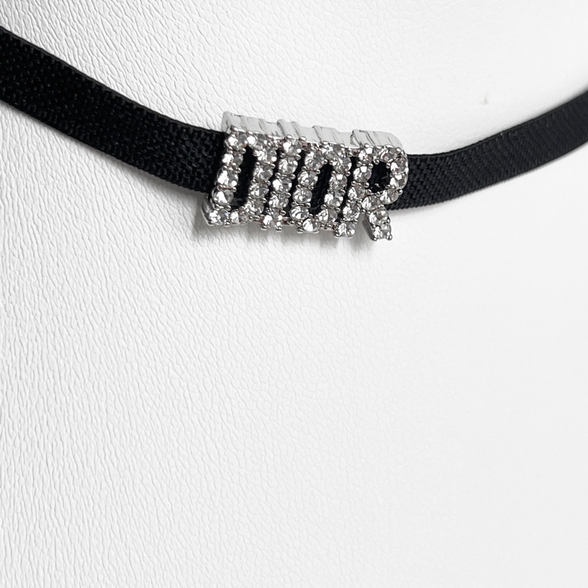 Dây Chuyền Choker - Dior Pha Lê Trắng (AK)