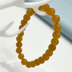 Vòng Tay Phong Thuỷ Cao Cấp - Đá Thạch Anh Vàng 8mm Tự Nhiên (AA)