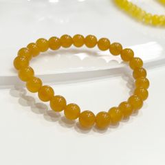 Vòng Tay Phong Thuỷ Cao Cấp - Đá Thạch Anh Vàng 8mm Tự Nhiên (AA)