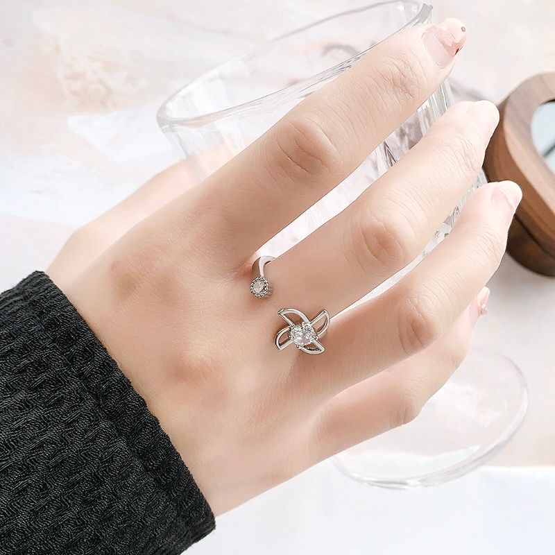 Nhẫn Bạc S925 Cao Cấp - Chong Chóng May Mắn