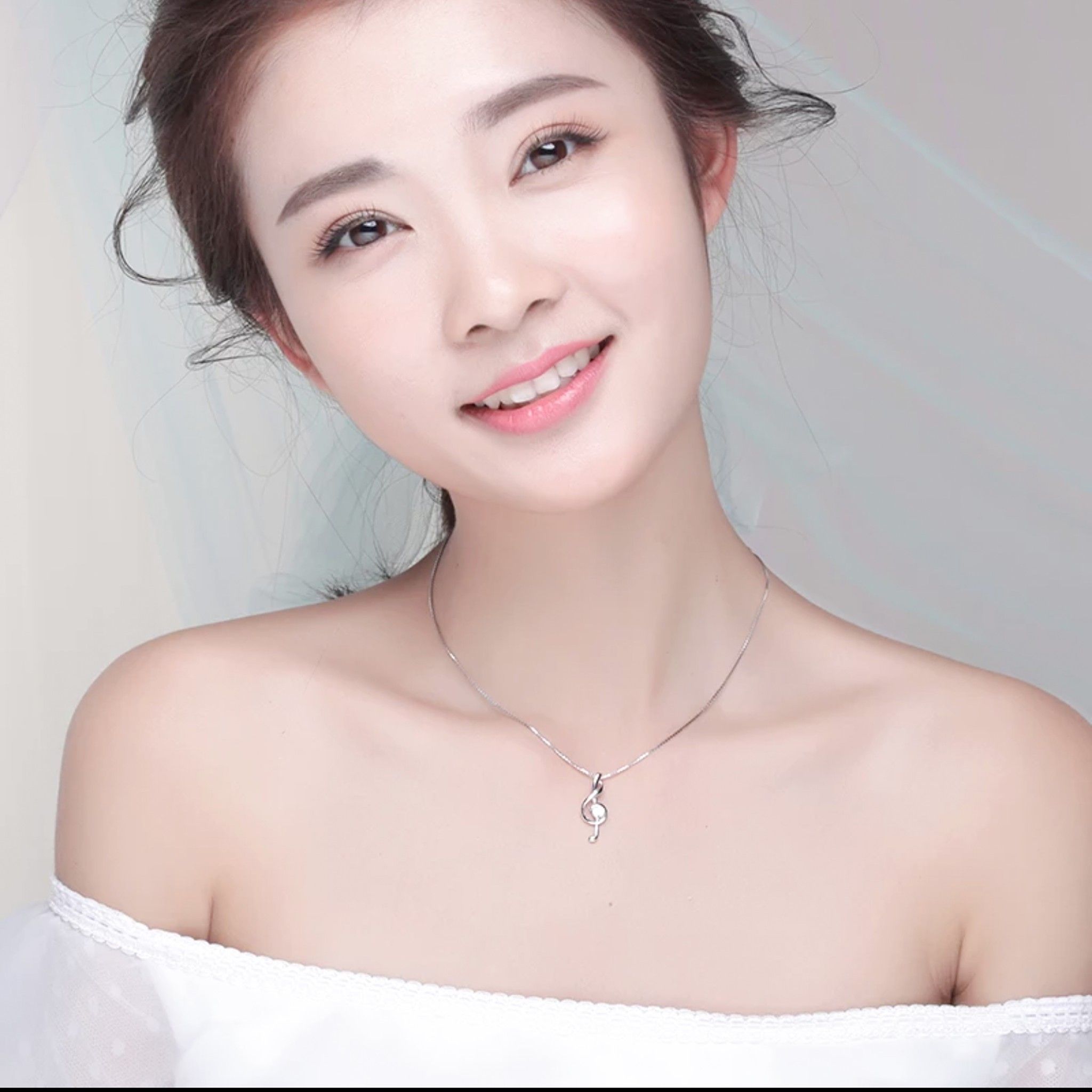 DÂY CHUYỀN BẠC CAO CẤP - NỐT NHẠC PHA LÊ (AA)