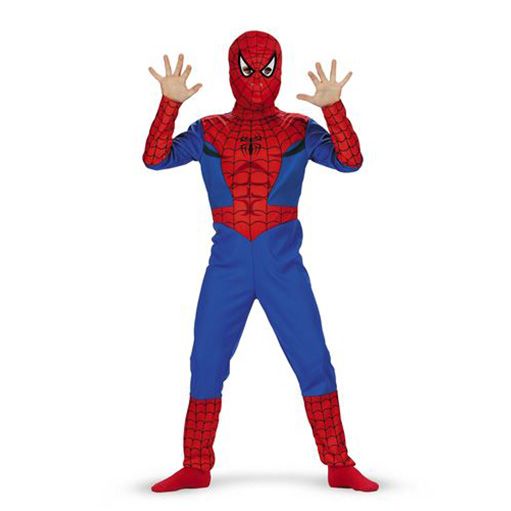  Trang phục hóa trang Halloween bé trai áo phồng Spiderman 