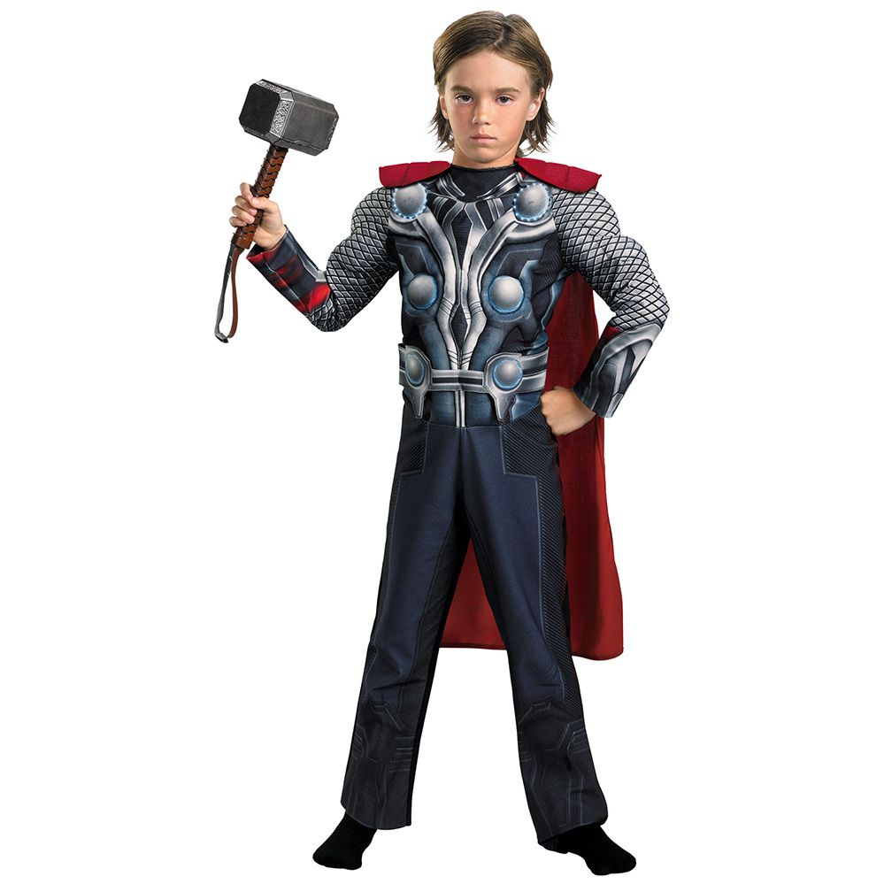  Trang phục hóa trang Halloween bé trai đồ siêu nhân Thor phồng liền 