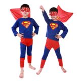  Trang phục hóa trang Halloween bé trai bộ siêu nhân Super man 