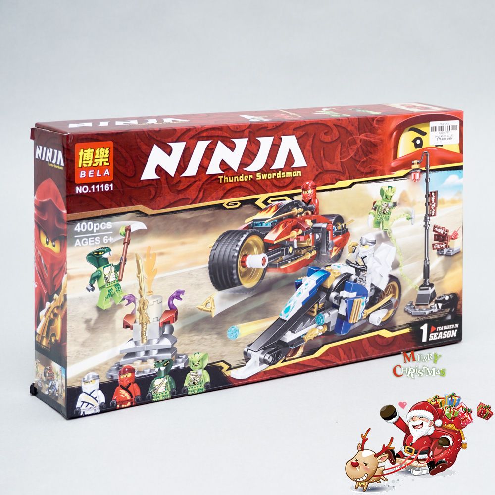  Đồ chơi bé trai bộ xếp hình Lego Ninja 400PCS 