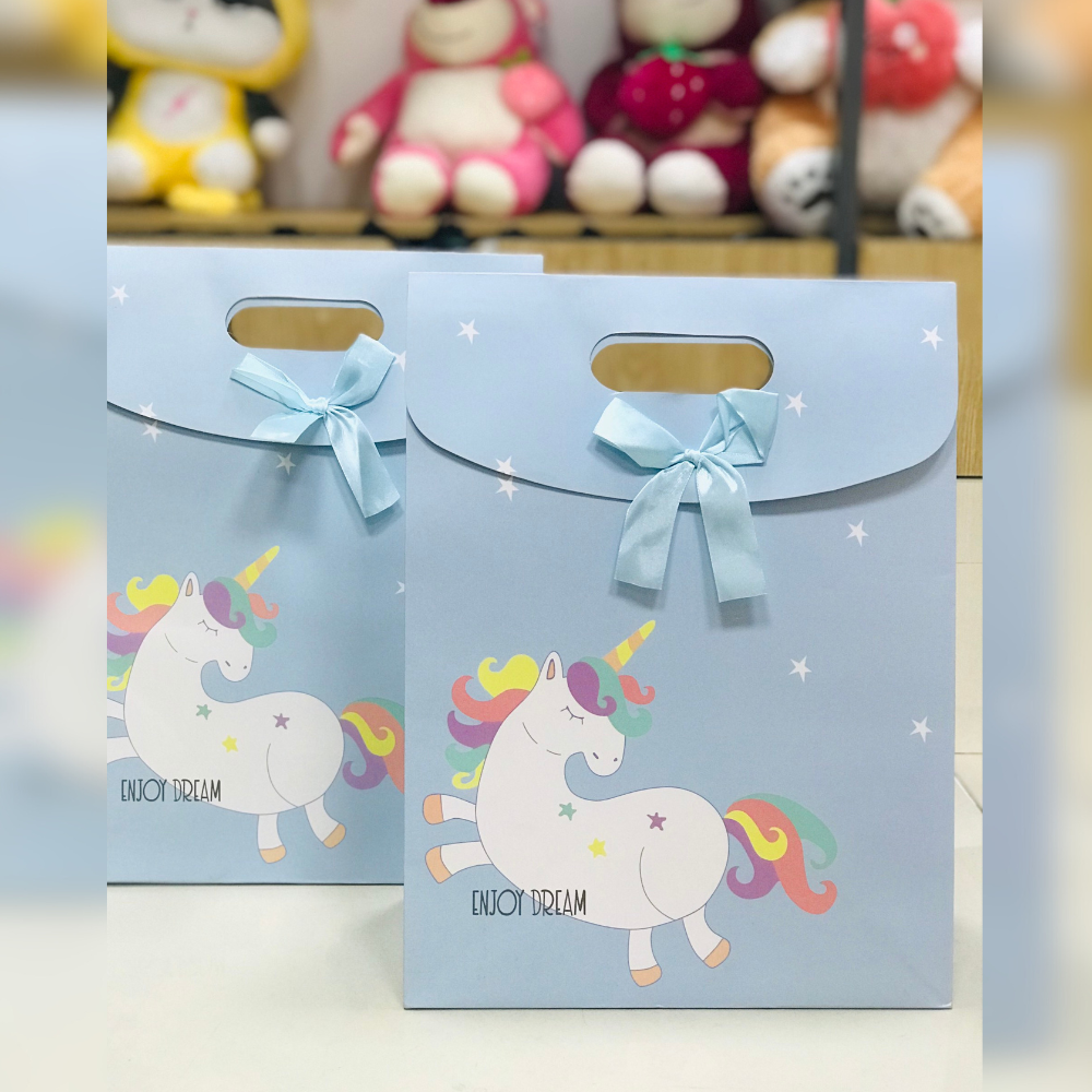  Túi Giấy Dán Ngựa Unicorrn 