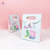  Túi giấy dán heo Peppa size đại 