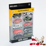  Đồ chơi bé trai hộp bộ 10 chiếc quân đội Die Cast 