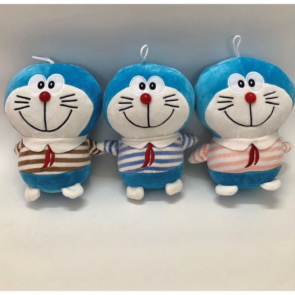  Thú Bông Doraemon Áo Kẻ Sọc Ngang 