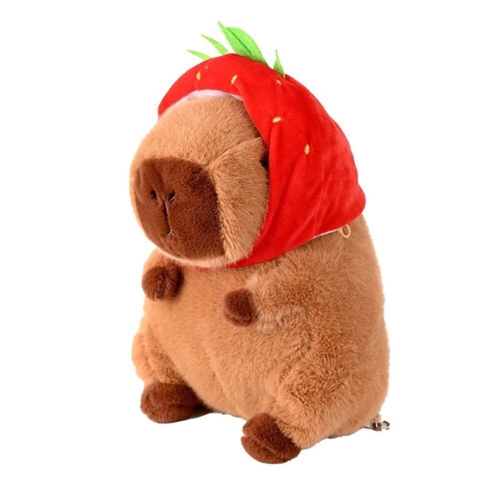  Capybara đội nón dâu tây size 20cm 