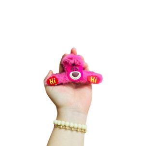 Gắp Tóc Gấu Dâu Hi Màu Hồng - Chipchipshop