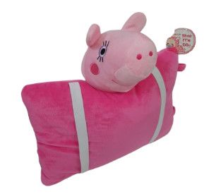 Gối Đi Xe Máy 1 Đầu Heo Peppa Màu Hồng - Chipchipshop