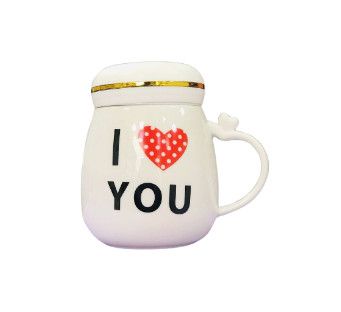 Ly Sứ Chữ I Love You Màu Trắng (1495-1) - Chipchipshop