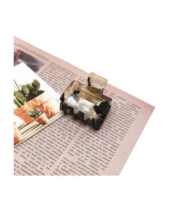 Gắp Tóc Vuông Nhỏ Vằn Đen - Chipchipshop