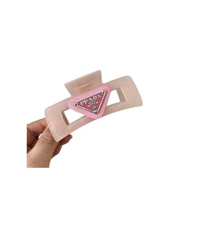 Gắp Tóc Vuông Prada Màu Hồng - Chipchipshop