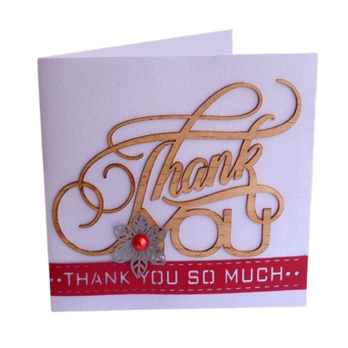 Thiệp ThankYouSoMuch Hoa Bạc - Chipchipshop
