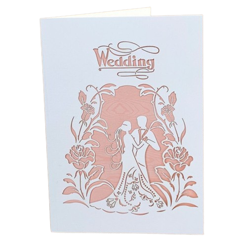 Thiệp Happy Wedding Cô Dâu Chú Rể - Chipchipshop