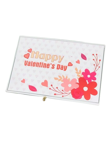 Thiệp Happy Valentine'S Day Bông Hoa Đỏ - Chipchipshop