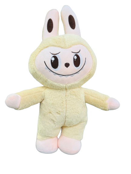 Thú Bông Labubu Đứng Màu Vàng Nhạt Size 48cm - Chipchipshop